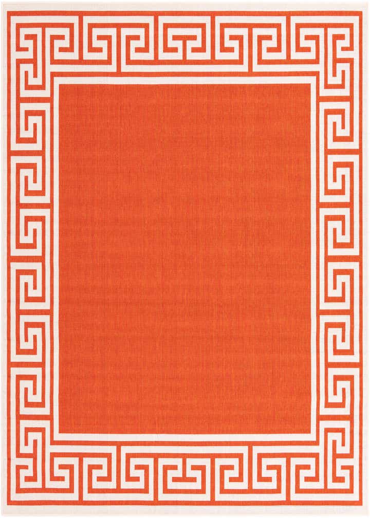 7' 10 x 7' 10 Easy-Clean Coastal Indoor / Outdoor Square Rug