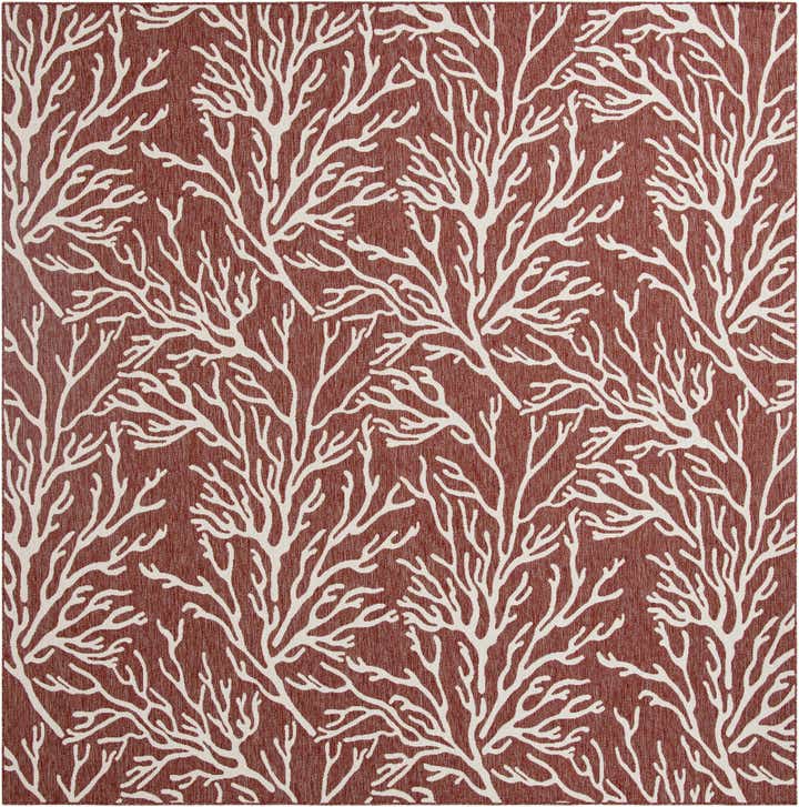 12' x 12' Easy-Clean Coastal Indoor / Outdoor Square Rug