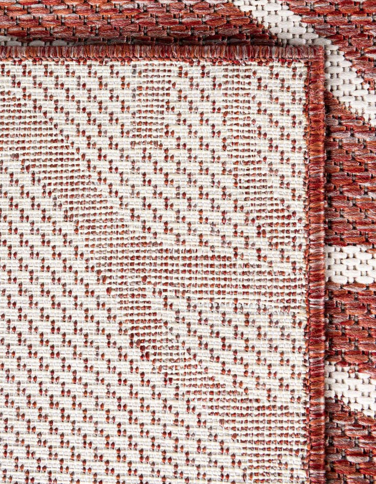 Detail image of 10' x 10' Easy-Clean Coastal Indoor / Outdoor Square Rug