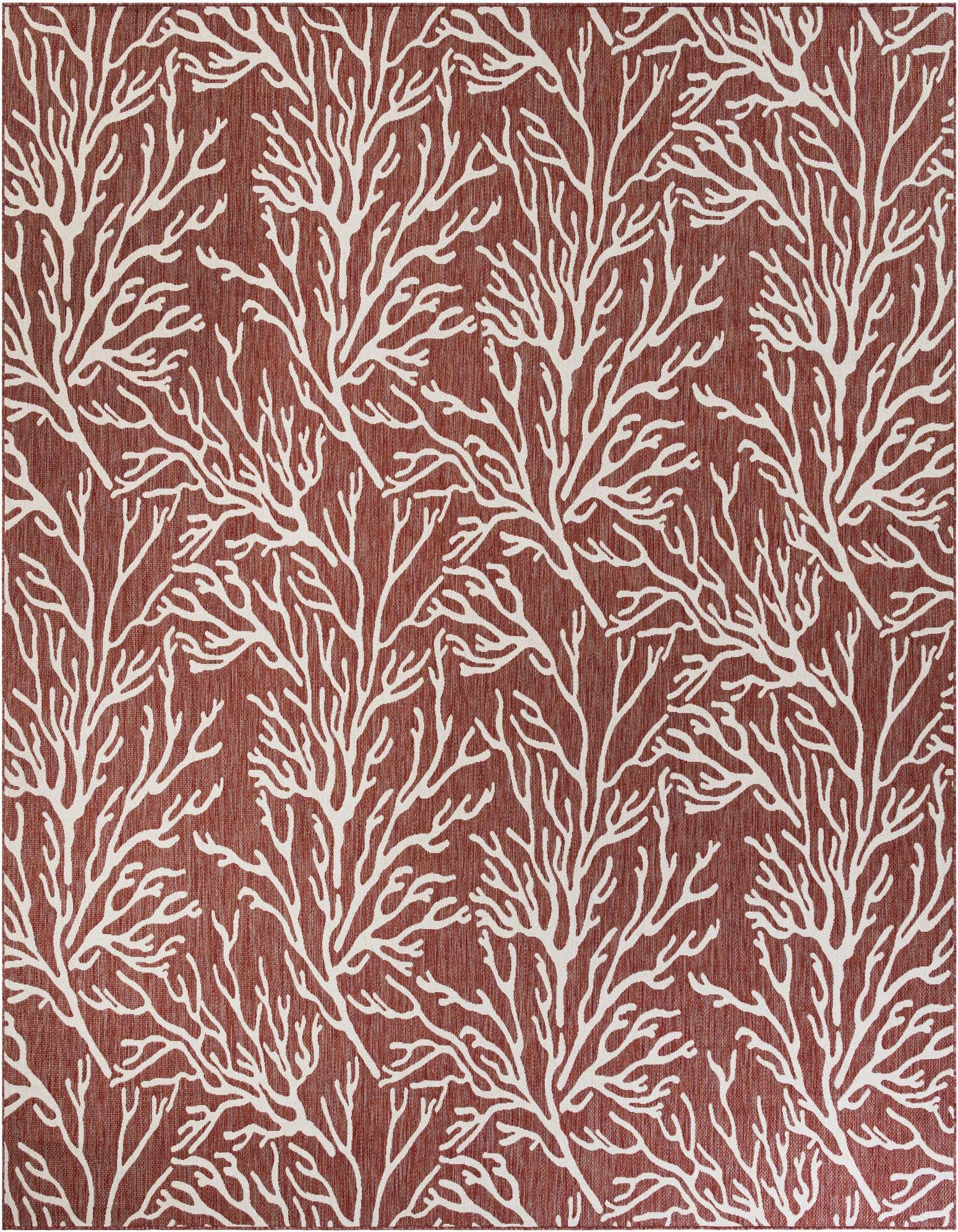 13' x 13' Easy-Clean Coastal Indoor / Outdoor Square Rug