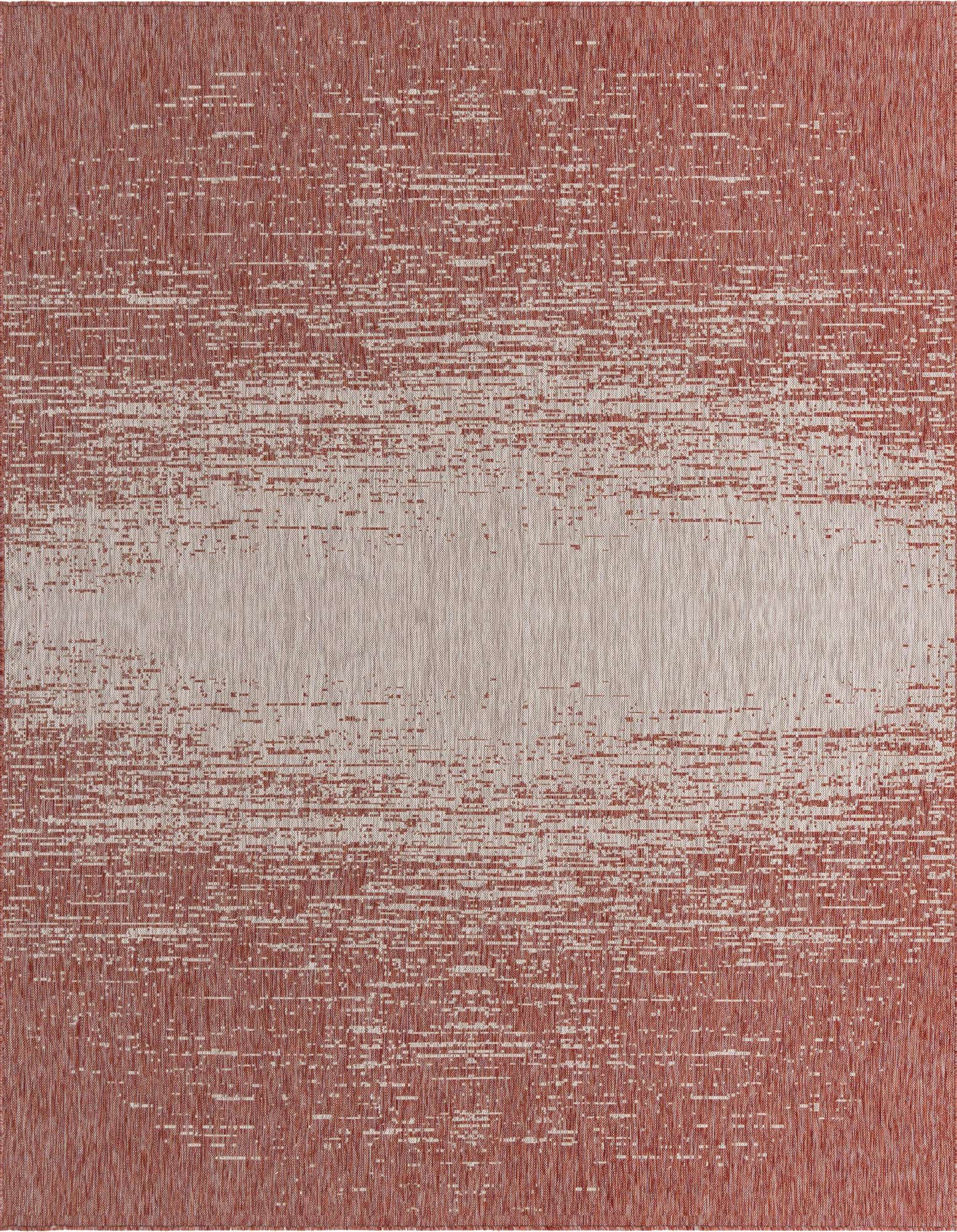 10' 8 x 10' 8 Easy-Clean Modern Indoor / Outdoor Square Rug