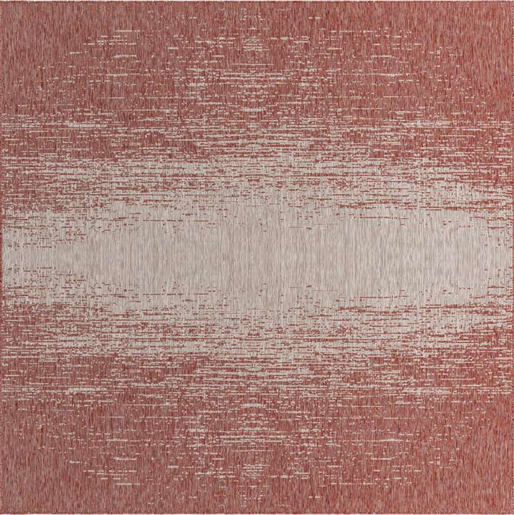 10' 8 x 10' 8 Easy-Clean Modern Indoor / Outdoor Square Rug