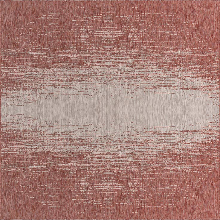 Detail image of 10' 8 x 10' 8 Easy-Clean Modern Indoor / Outdoor Square Rug