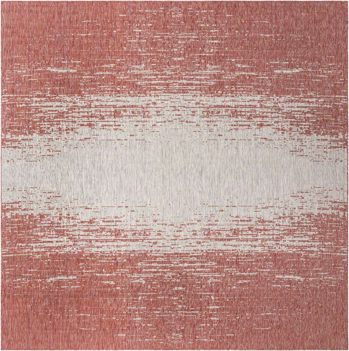 13' x 13' Easy-Clean Modern Indoor / Outdoor Square Rug