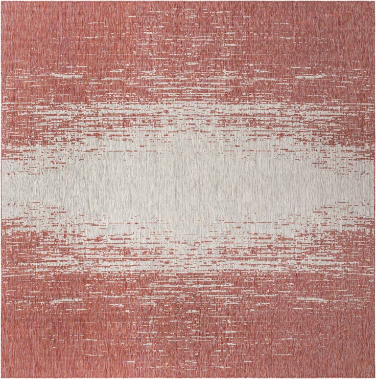 Detail image of 13' x 13' Easy-Clean Modern Indoor / Outdoor Square Rug