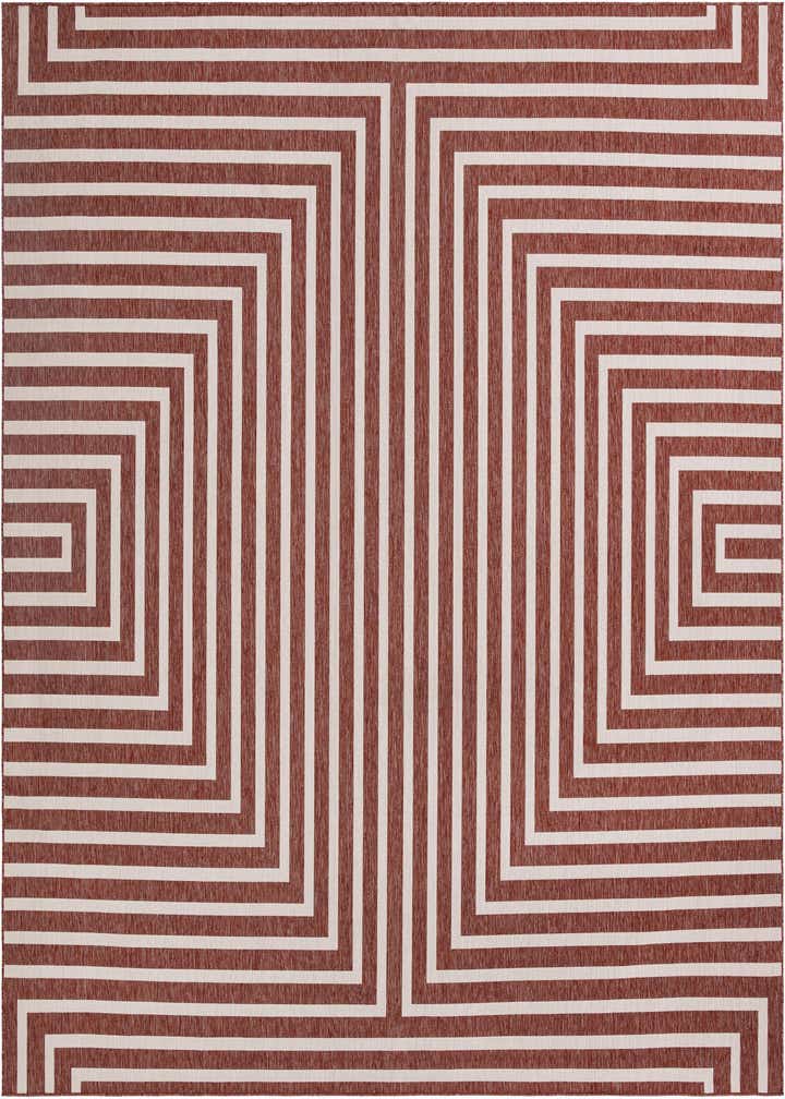 12' x 12' Easy-Clean Modern Indoor / Outdoor Square Rug