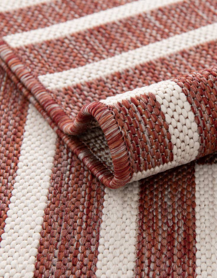 Detail image of 13' x 13' Easy-Clean Modern Indoor / Outdoor Square Rug