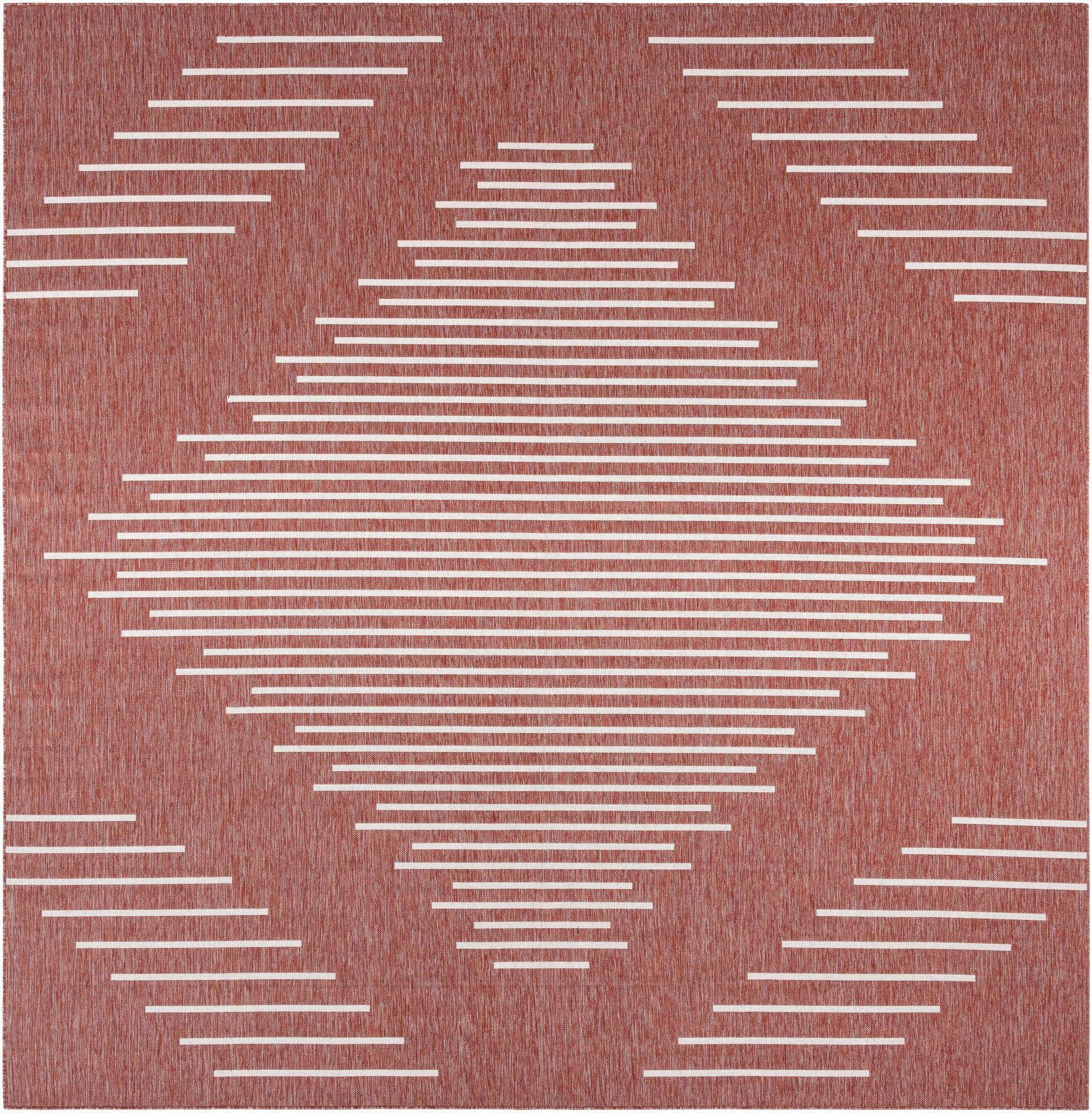 13' x 13'  Washable Modern Indoor / Outdoor Square Rug