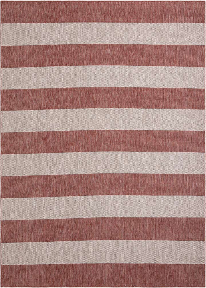 10' x 10' Easy-Clean Ribbon Indoor / Outdoor Square Rug