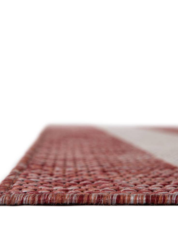 Detail image of 13' x 13' Easy-Clean Ribbon Indoor / Outdoor Square Rug