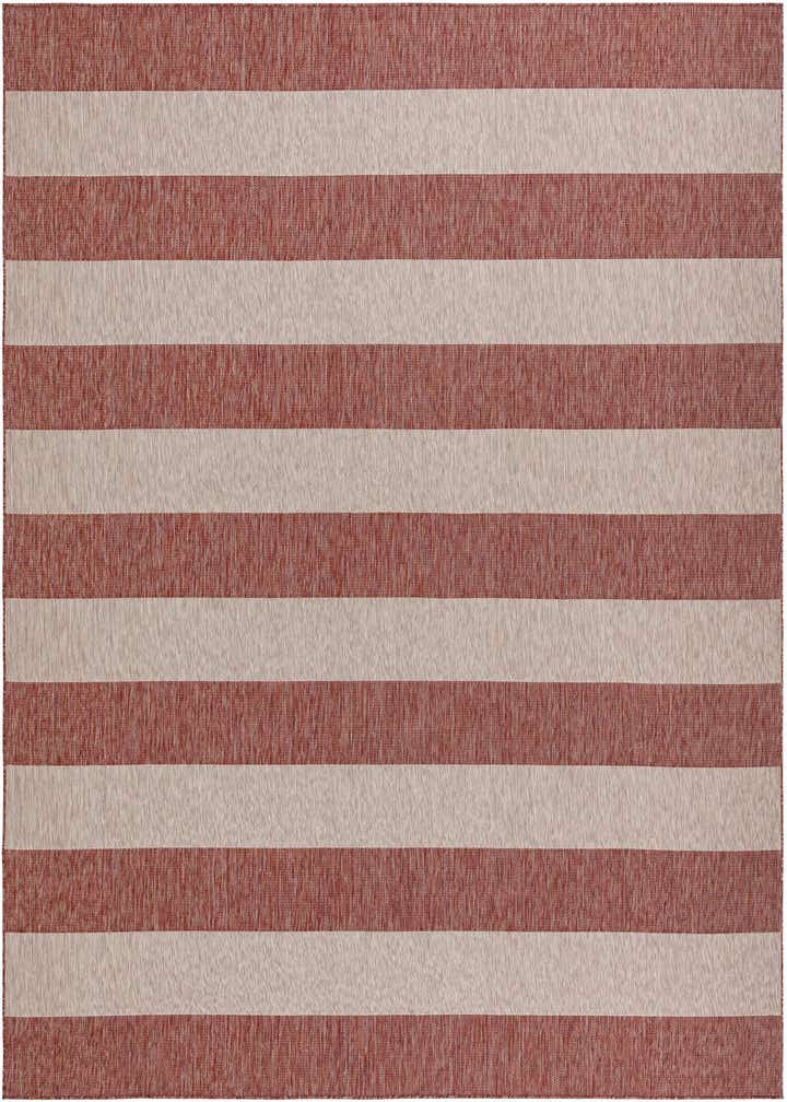 13' x 13' Easy-Clean Ribbon Indoor / Outdoor Square Rug