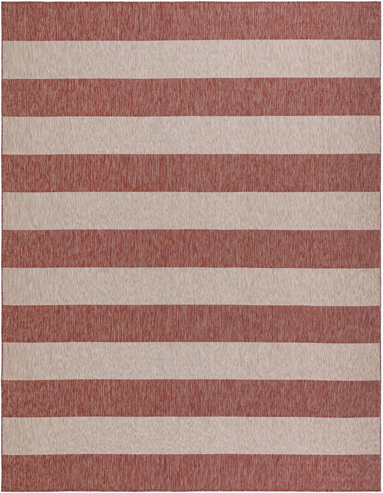 13' x 13' Easy-Clean Ribbon Indoor / Outdoor Square Rug