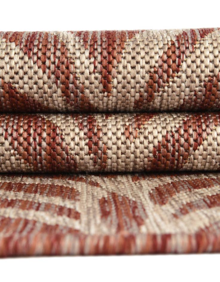Detail image of 10' x 10' Easy-Clean Safari Indoor / Outdoor Square Rug