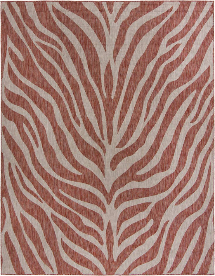 Detail image of 10' x 10' Easy-Clean Safari Indoor / Outdoor Square Rug