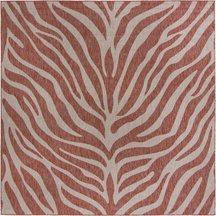 10' x 10' Easy-Clean Safari Indoor / Outdoor Square Rug