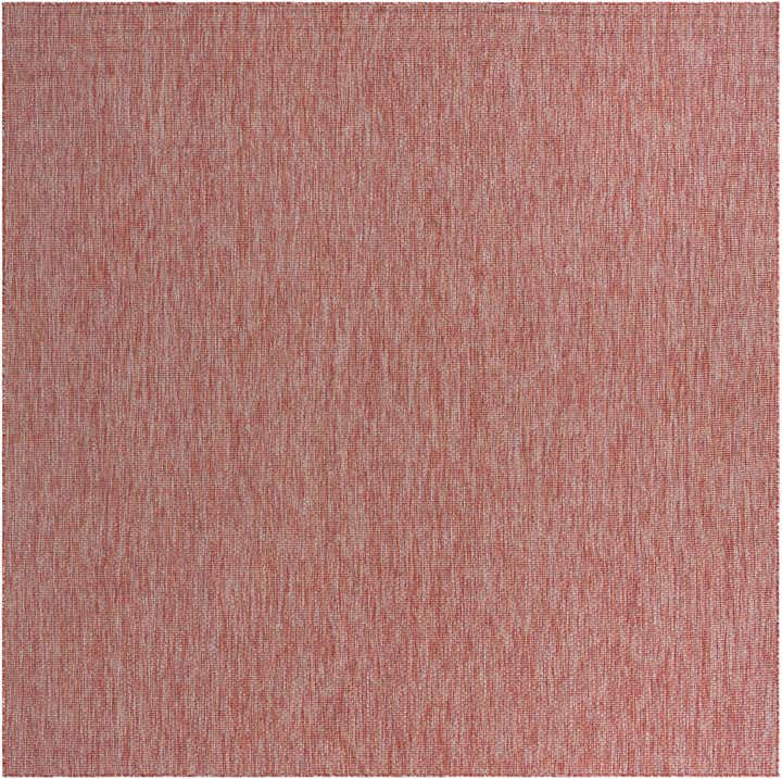 10' 8 x 10' 8 Easy-Clean Solid Indoor / Outdoor Square Rug