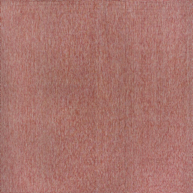 Detail image of 13' x 13' Easy-Clean Solid Indoor / Outdoor Square Rug