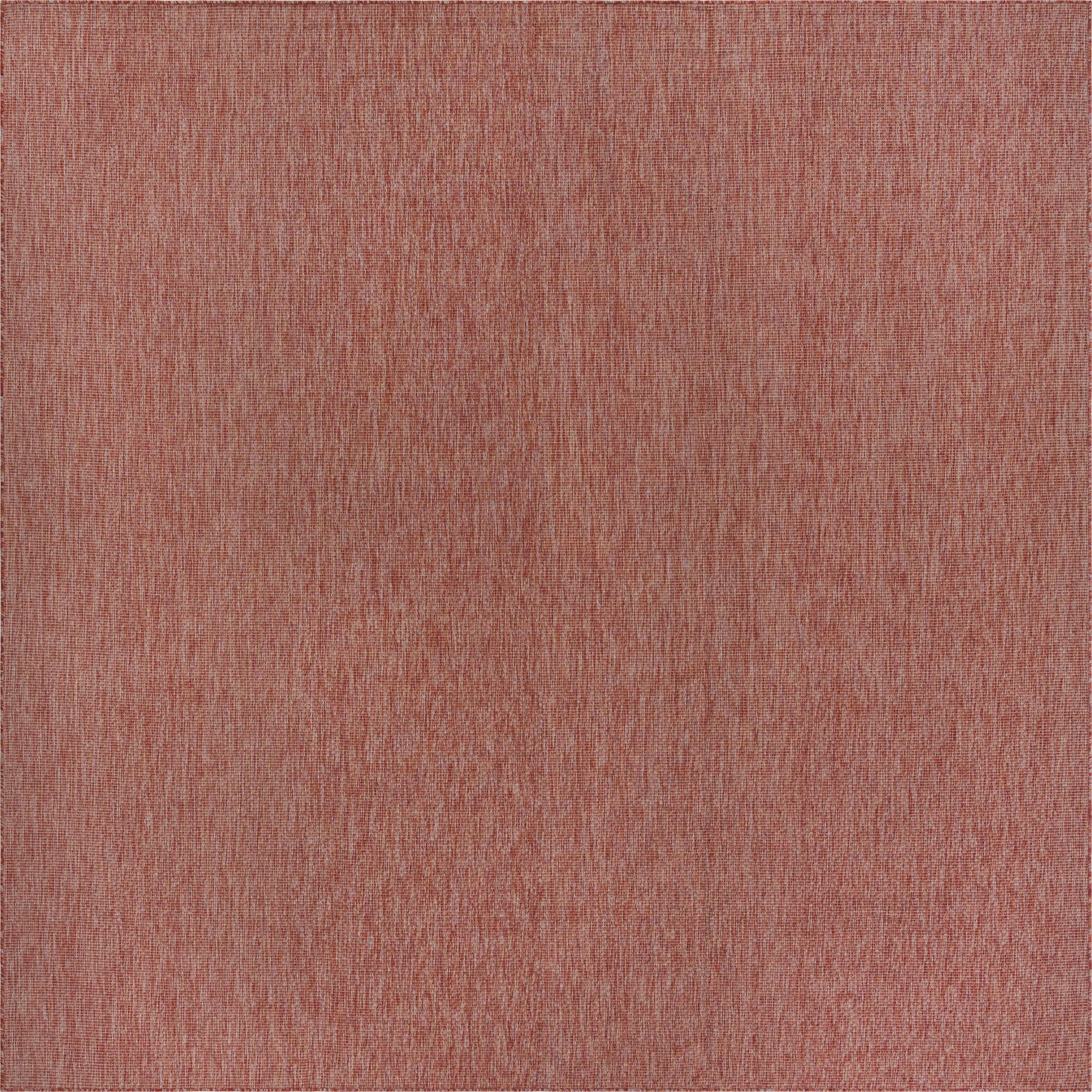 Primary image 13' x 13'  Washable Solid Indoor / Outdoor Square Rug