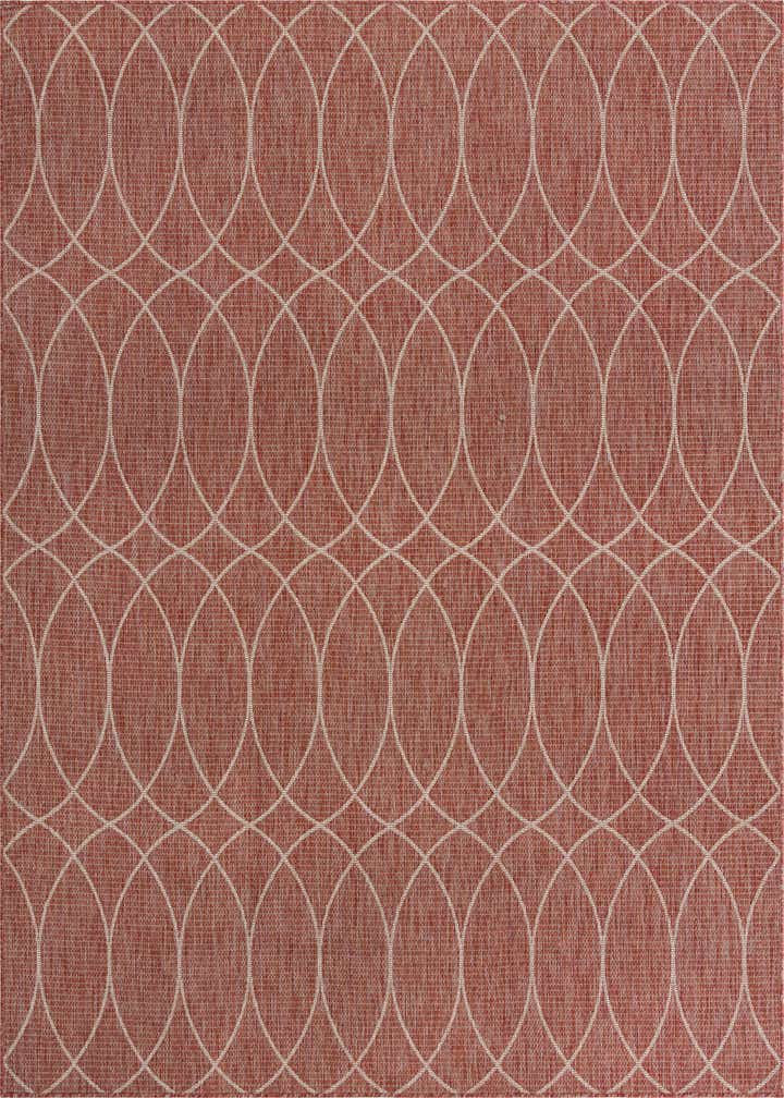 10' x 10' Easy-Clean Trellis Indoor / Outdoor Square Rug