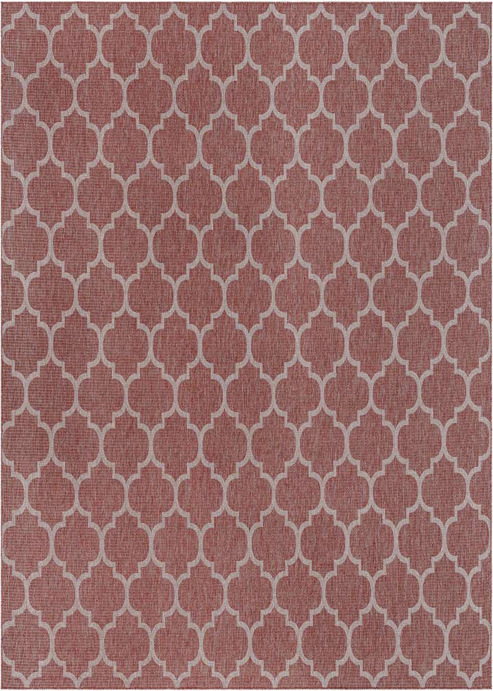 13' x 13' Easy-Clean Trellis Indoor / Outdoor Square Rug