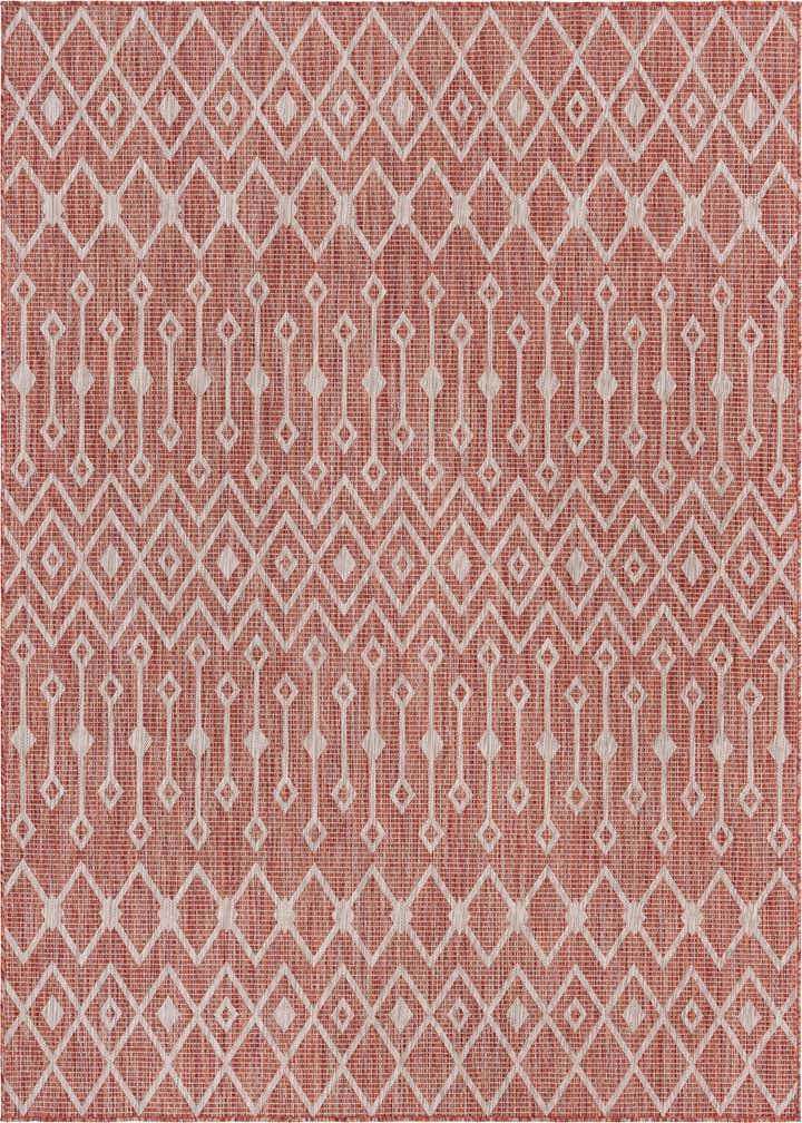 13' x 13' Easy-Clean Trellis Indoor / Outdoor Square Rug