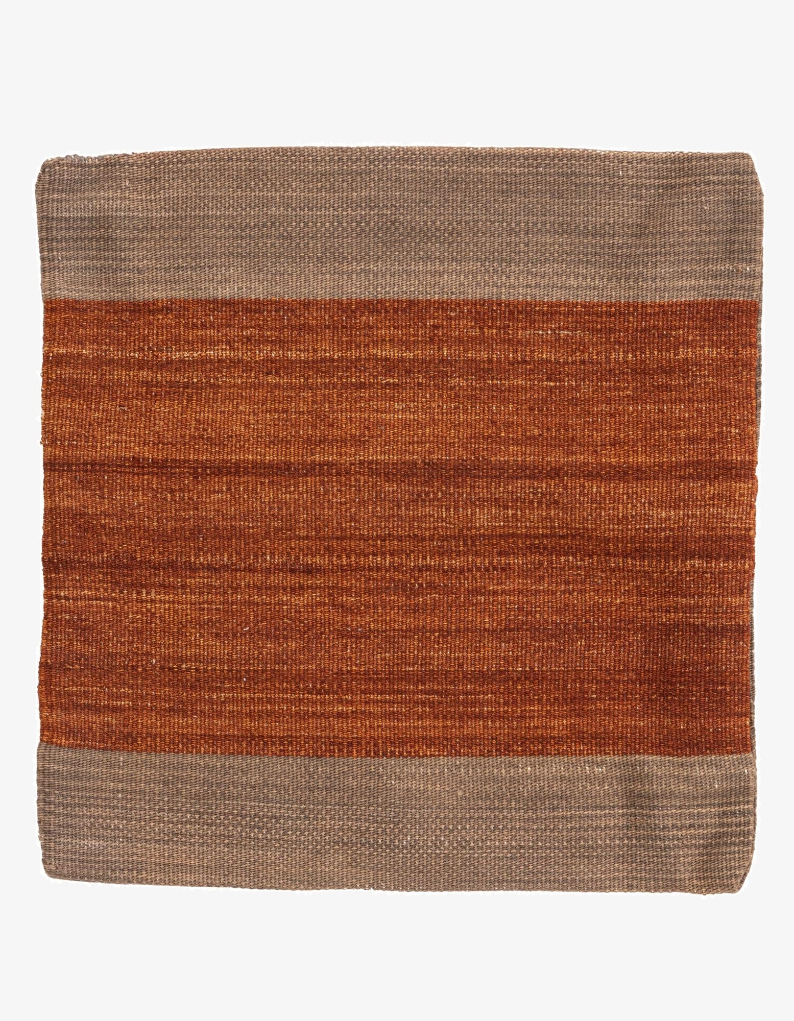 1' 6 x 1' 7  Hand Woven Pillow Wool Square Rug