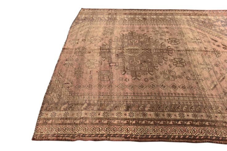 Detail image of 6' 6 x 7' 4 Hand Knotted Tabriz Persian Wool Square Rug