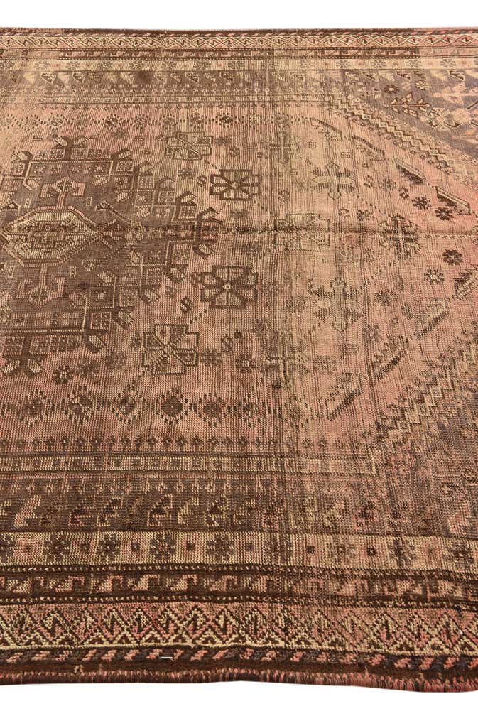 6' 6 x 7' 4 Hand Knotted Tabriz Persian Wool Square Rug