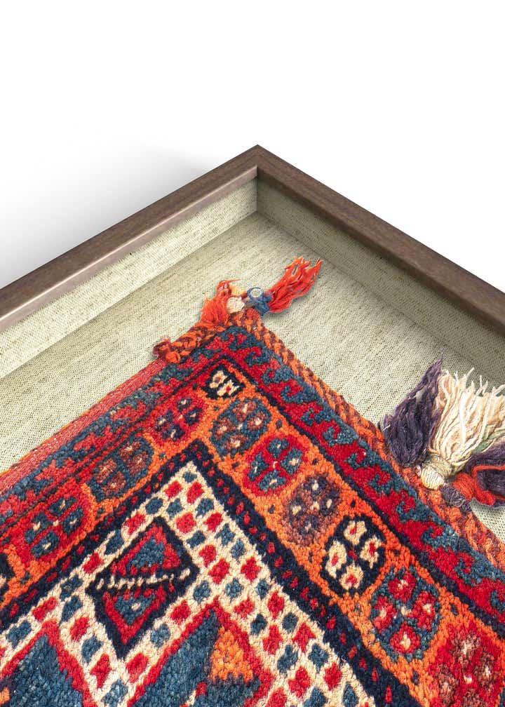 1' 9 x 2' 1 Textile Wall Art Square Rug