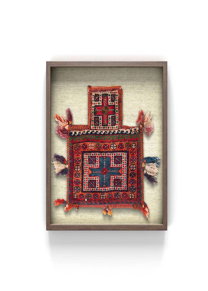 1' 9 x 2' 1 Textile Wall Art Square Rug