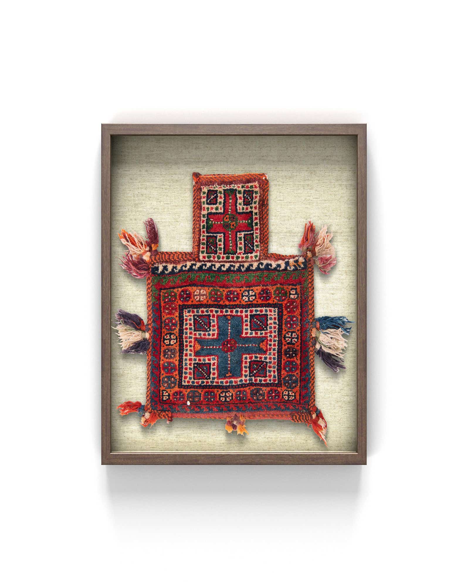1' 9 x 2' 1 Textile Wall Art Square Rug