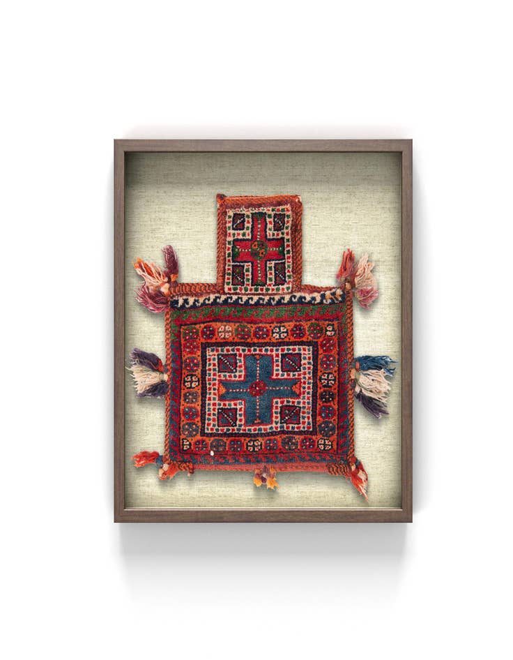 Detail image of 1' 9 x 2' 1 Textile Wall Art Square Rug