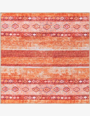 5' x 5' Washable Timeless Square Rug