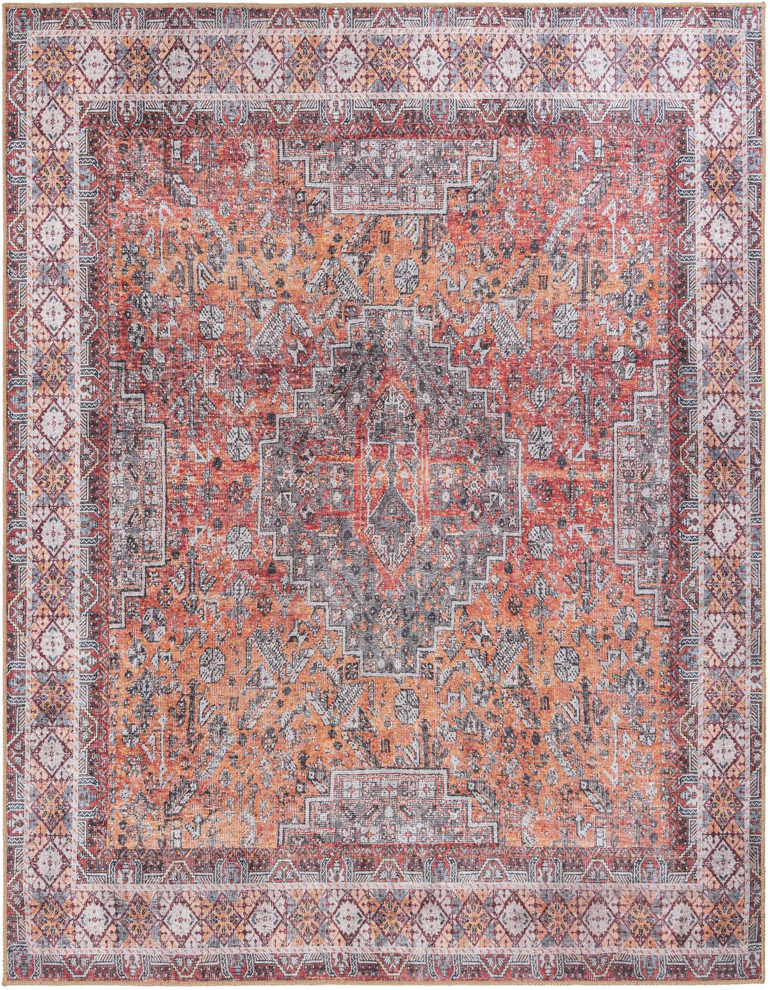 7' 10 x 7' 10 Washable Timeless Square Rug