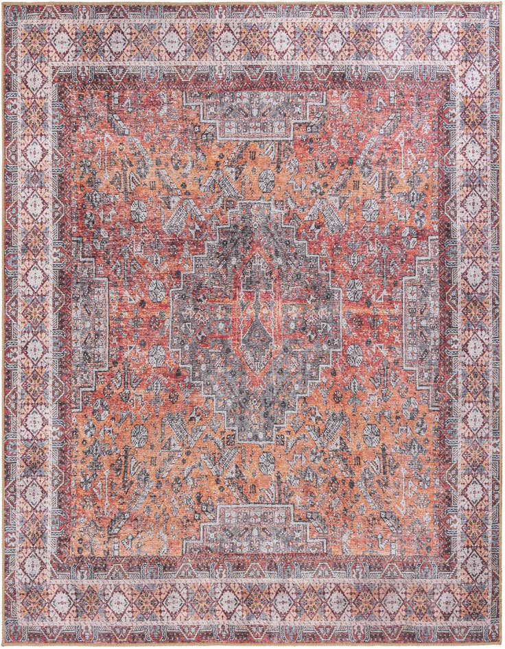 Detail image of 7' 10 x 7' 10 Washable Timeless Square Rug
