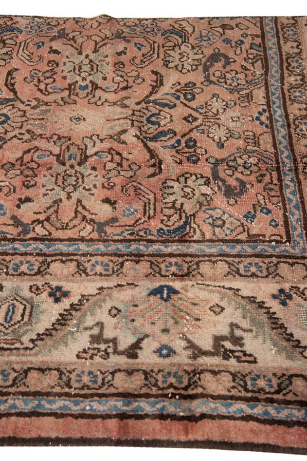 Detail image of 5' 1 x 5' 8 Hand Knotted Ultra Vintage Persian Wool Square Rug