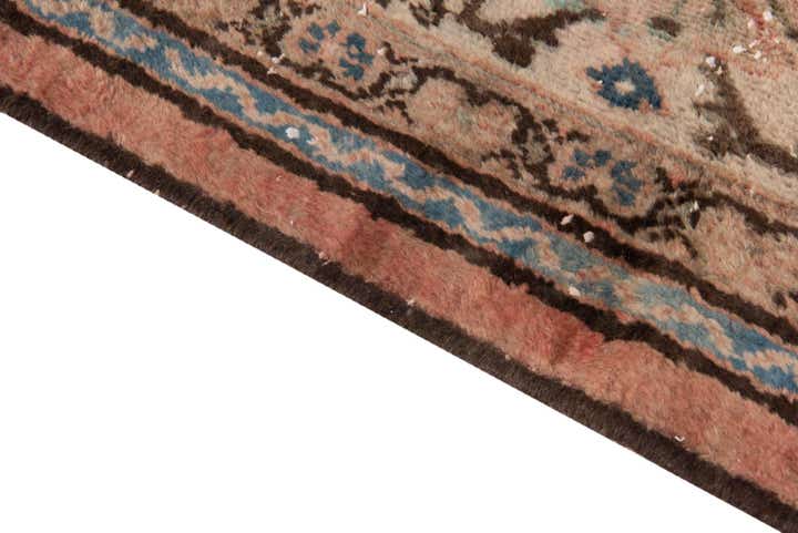 5' 1 x 5' 8 Hand Knotted Ultra Vintage Persian Wool Square Rug