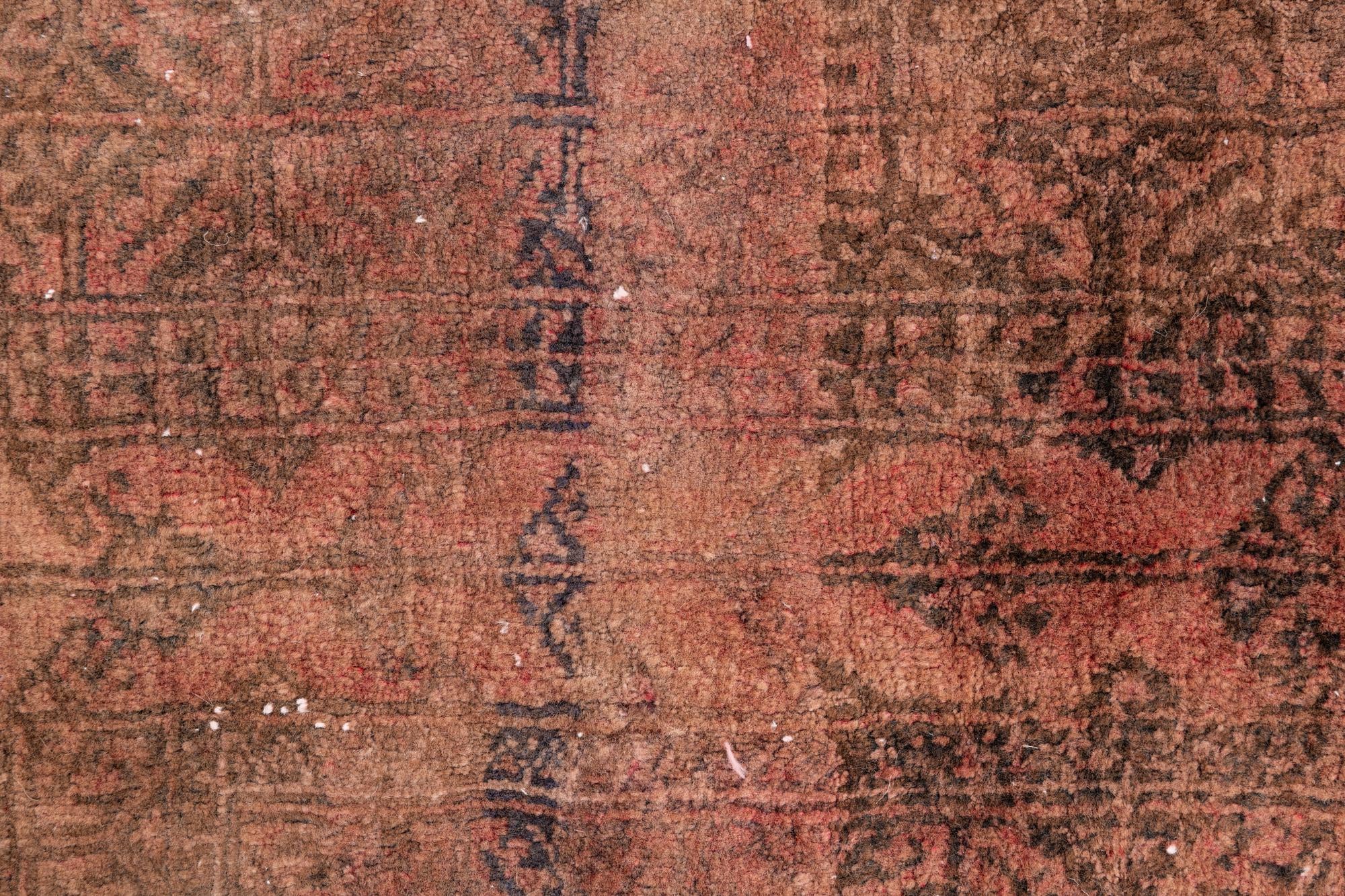 3' 3 x 3' 8 Hand Knotted Ultra Vintage Persian Wool Square Rug