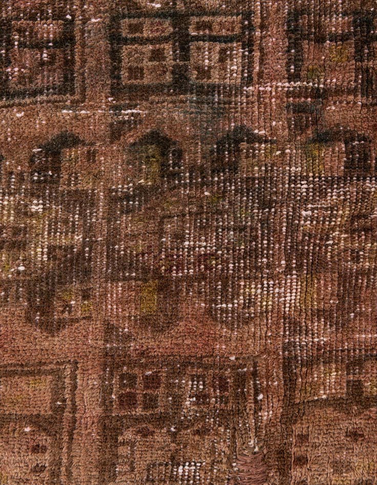 Detail image of 5' 5 x 6'  Hand Knotted Ultra Vintage Persian Wool Square Rug