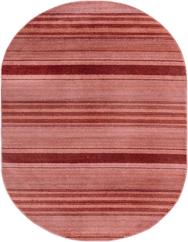 Detail image of 5' 3 x 8' Gemstone Oval Rug