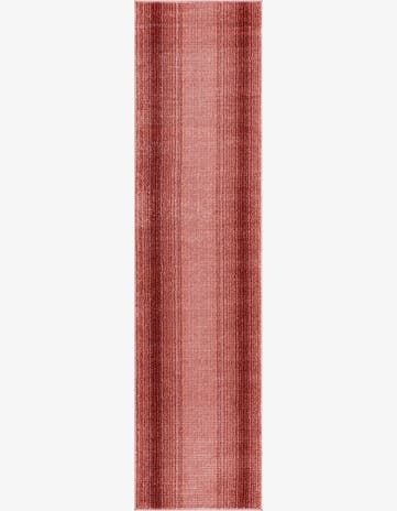 Rusty Pink Rose Gemstone Runner Rug