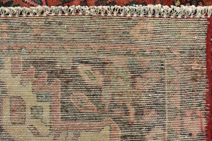 4' x 10' Hand Knotted Hossainabad Persian Wool Runner Rug