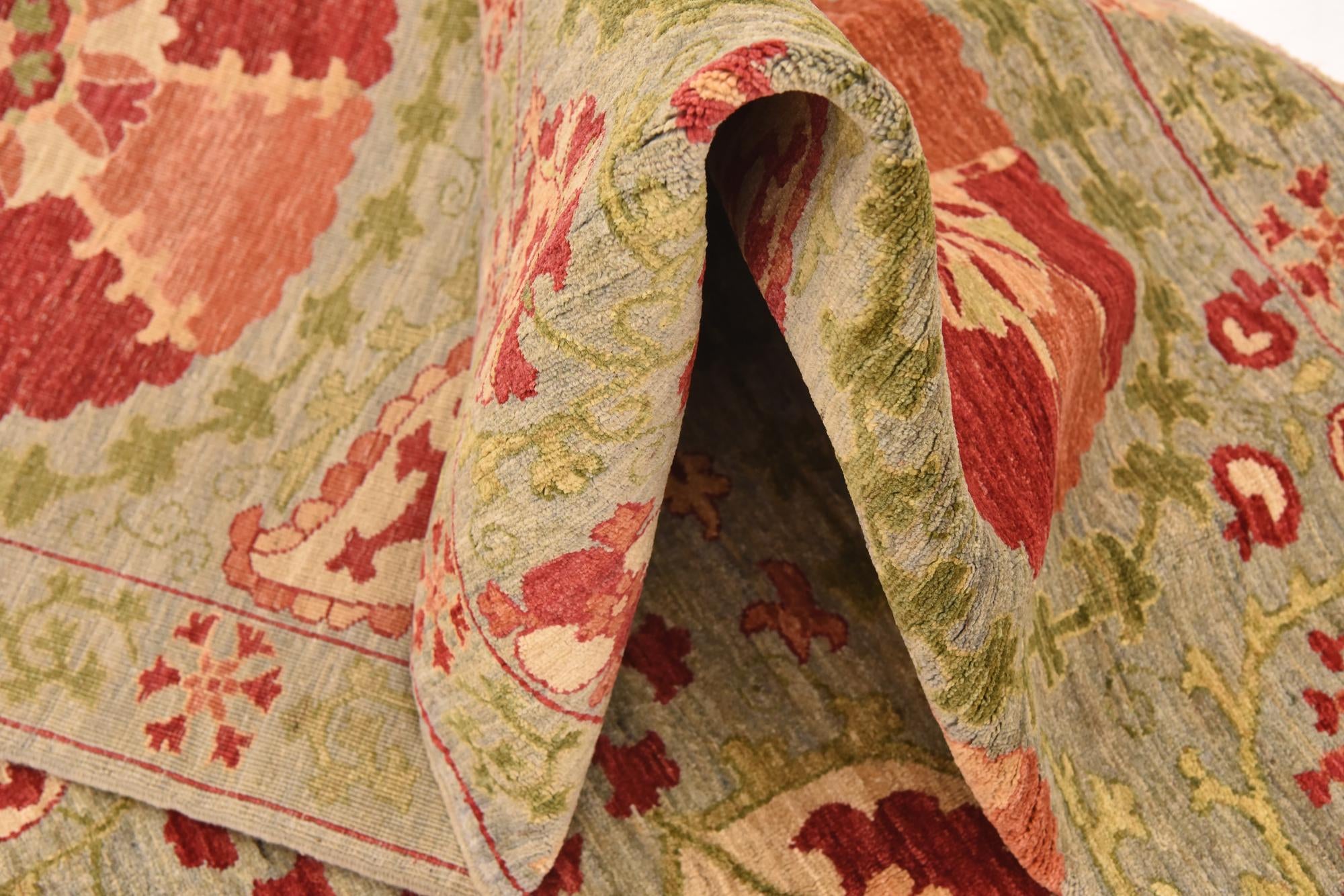 6' 8 x 8' 11 Hand Knotted Ariana Ziegler Oriental Rug