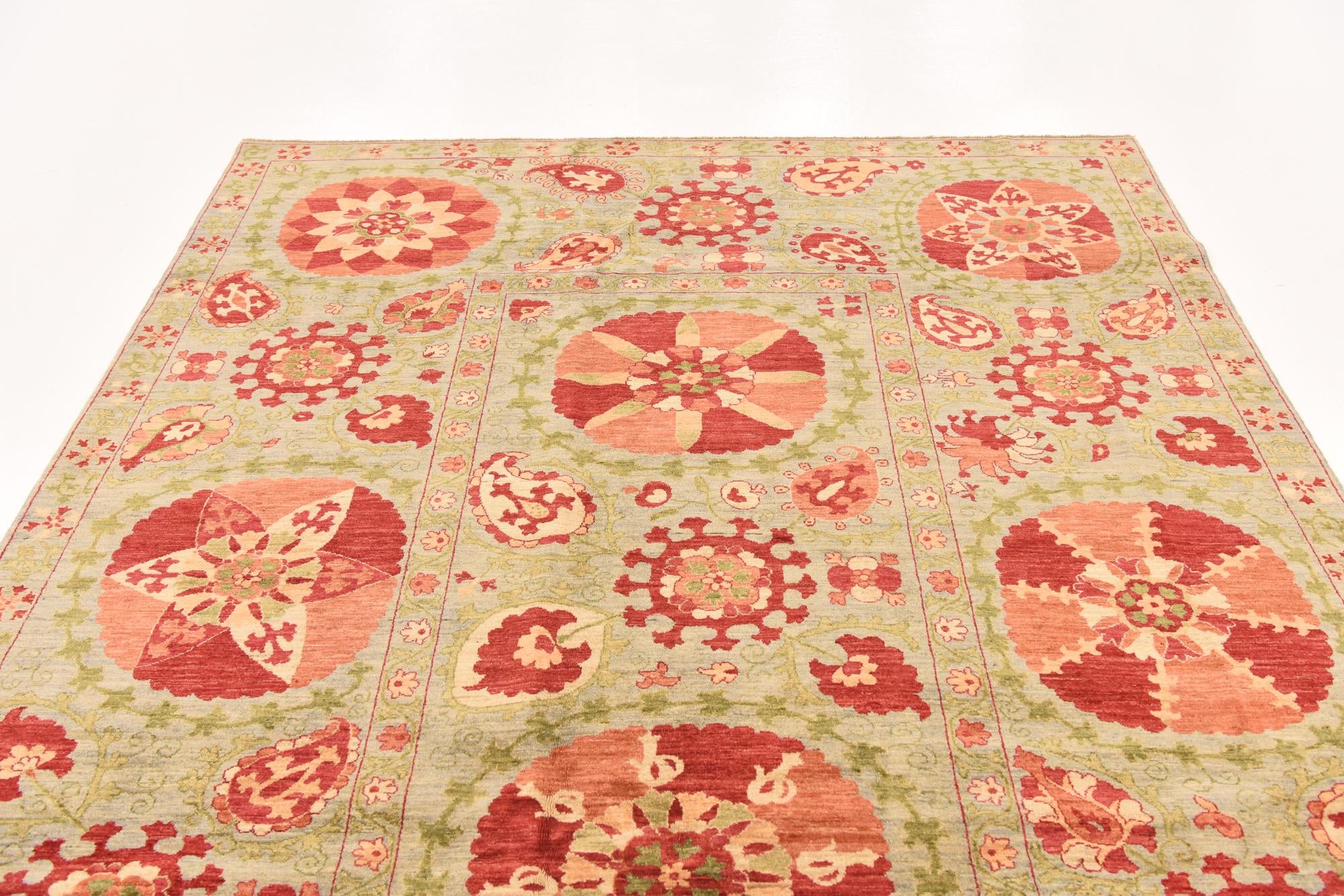 6' 8 x 8' 11 Hand Knotted Ariana Ziegler Oriental Rug