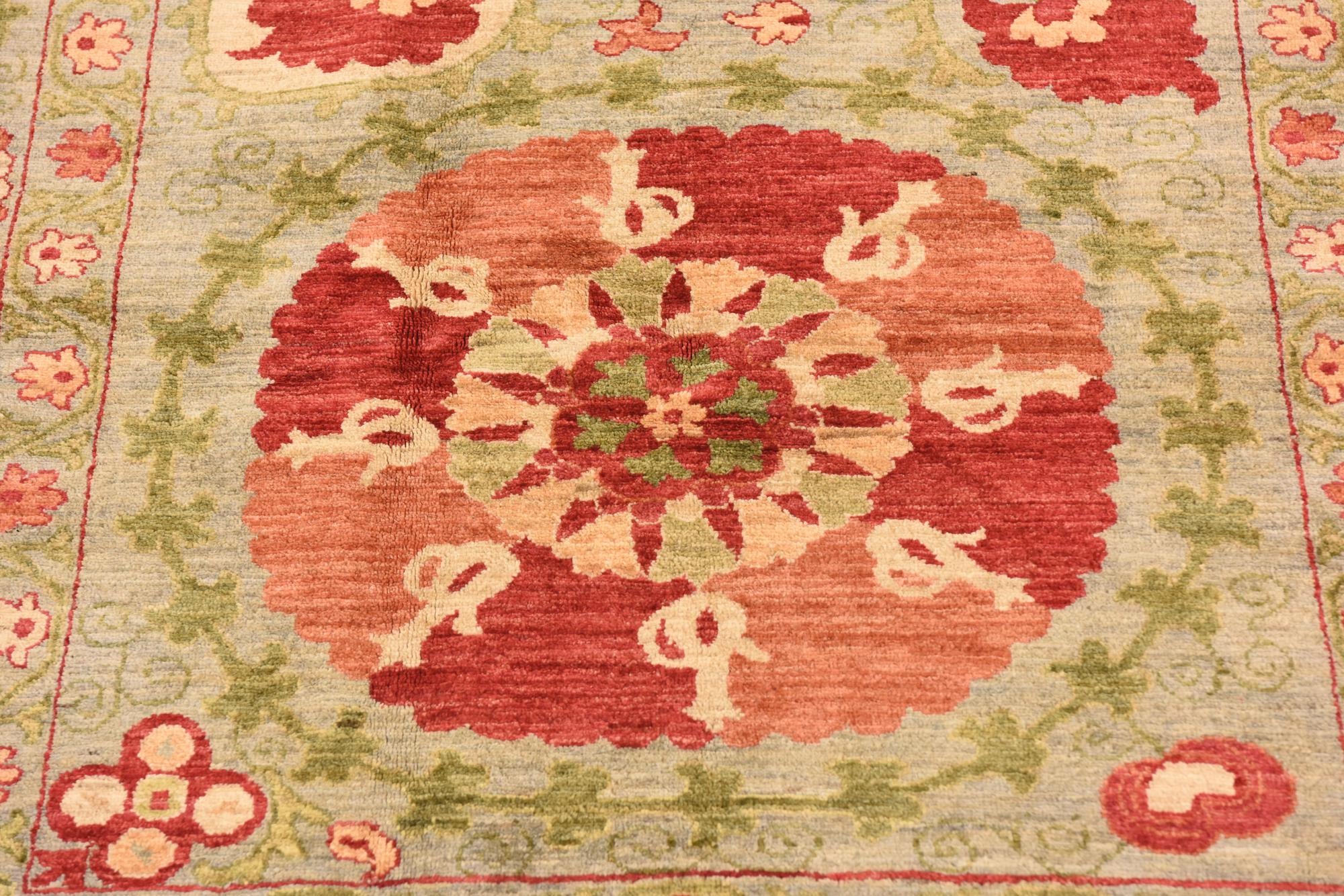6' 8 x 8' 11 Hand Knotted Ariana Ziegler Oriental Rug