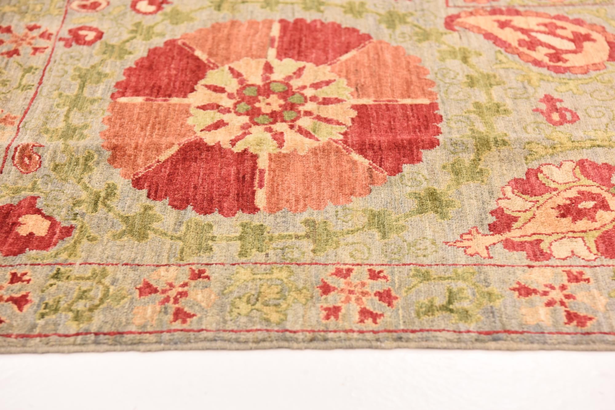 6' 8 x 8' 11 Hand Knotted Ariana Ziegler Oriental Rug