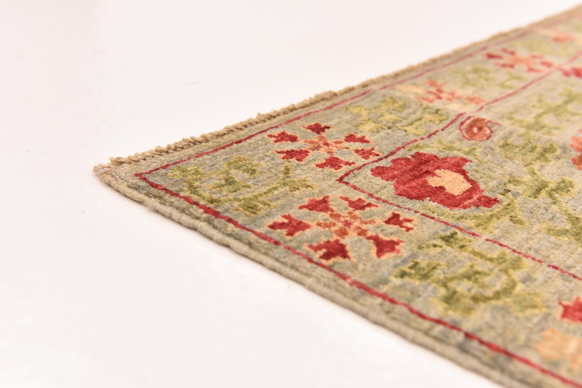 6' 8 x 8' 11 Hand Knotted Ariana Ziegler Oriental Rug