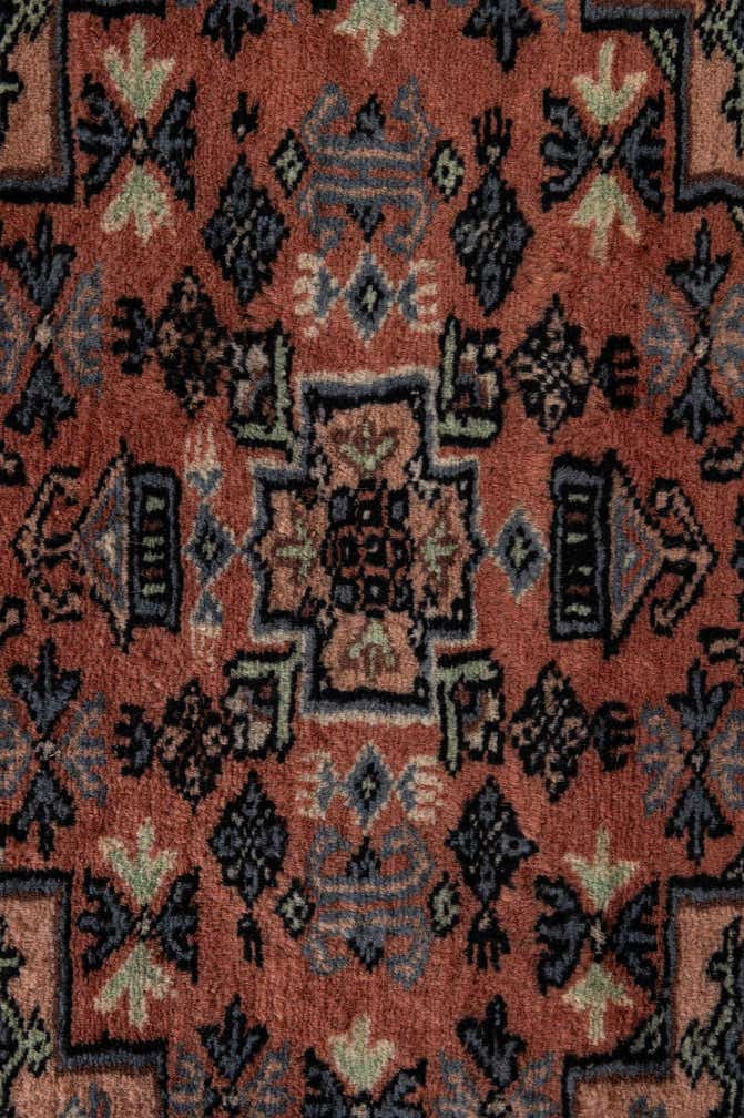 4' 4 x 5' 11 Hand Knotted Bokhara Oriental Wool Rug