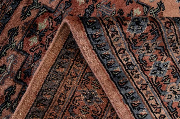 4' 4 x 5' 11 Hand Knotted Bokhara Oriental Wool Rug