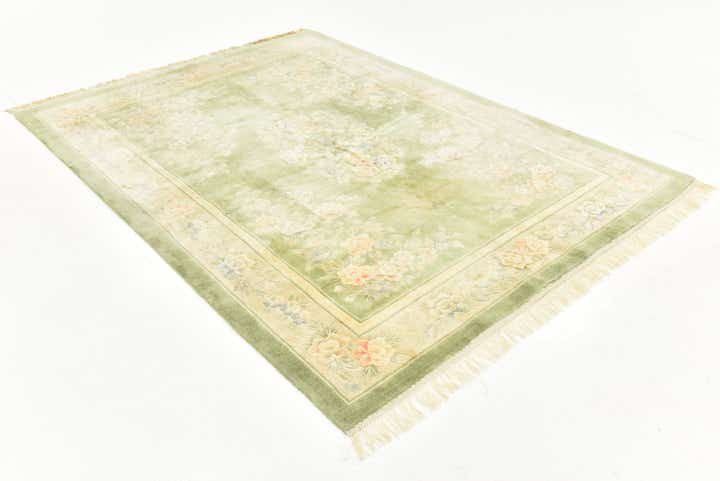 5' 6 x 7' 5 Hand Knotted Carved Pekin Rug